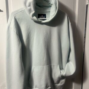 Hollister Men's Soft Mint Hoodie